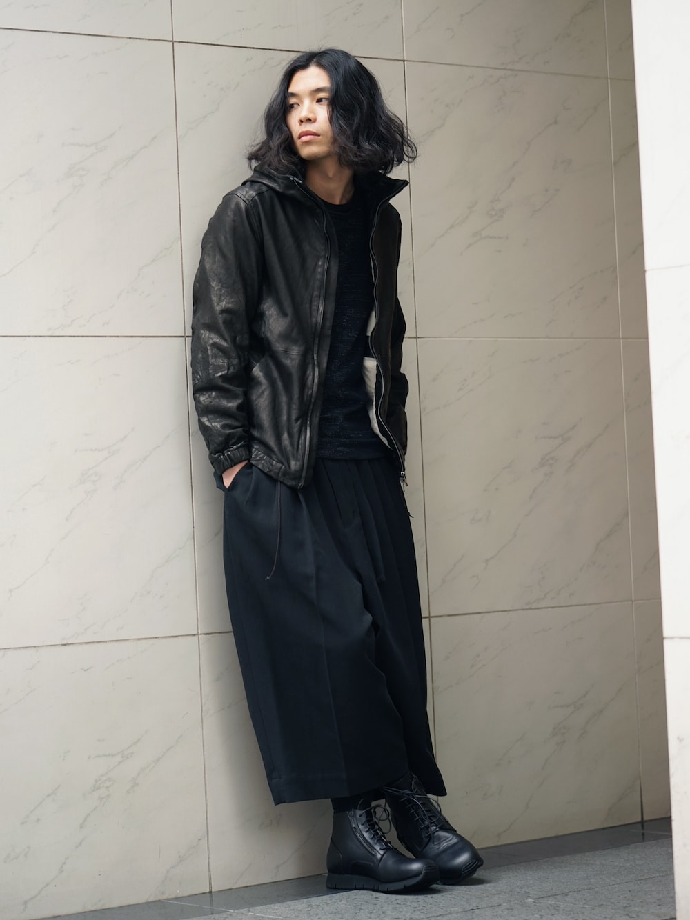 The Viridi-anne 18SS Lamb Hood Blouson Style 01