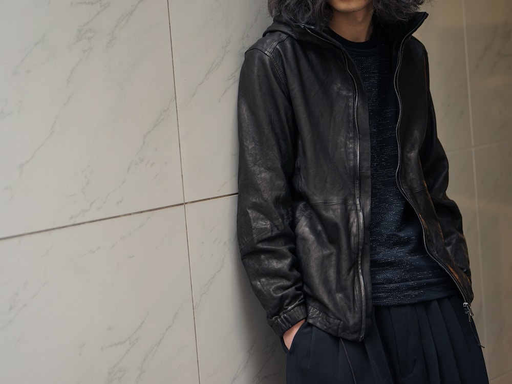 The Viridi-anne 18SS Lamb Hood Blouson Style 06