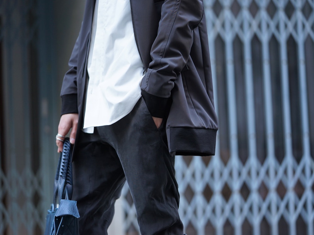 The Viridi-anne 18SS Lamb Hood Blouson Style 06