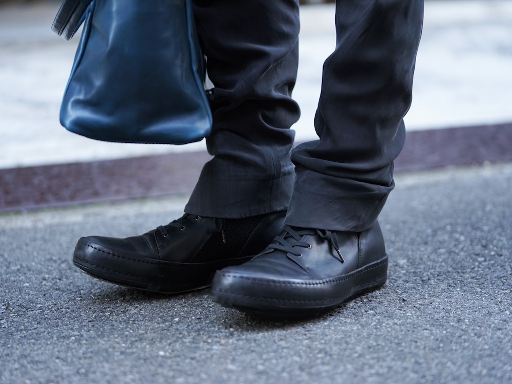 The Viridi-anne 18SS Lamb Hood Blouson Style 09