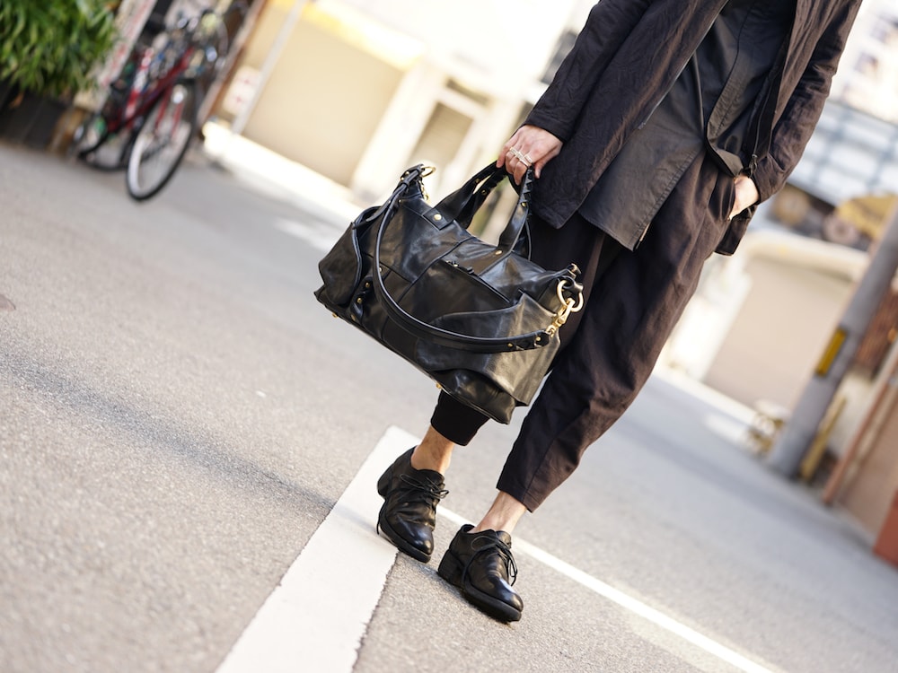 SADDAM TEISSY Sumi Dyed Linen Tailored Suit Style 09