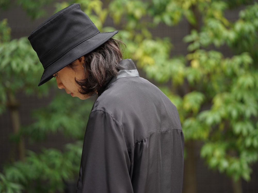 Yohji Yamamoto SS18 All Black Silk Material Style 03