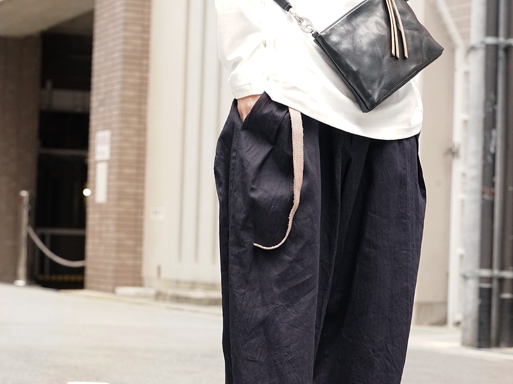 Yohji Yamamoto Side Tuck Pants Style 06