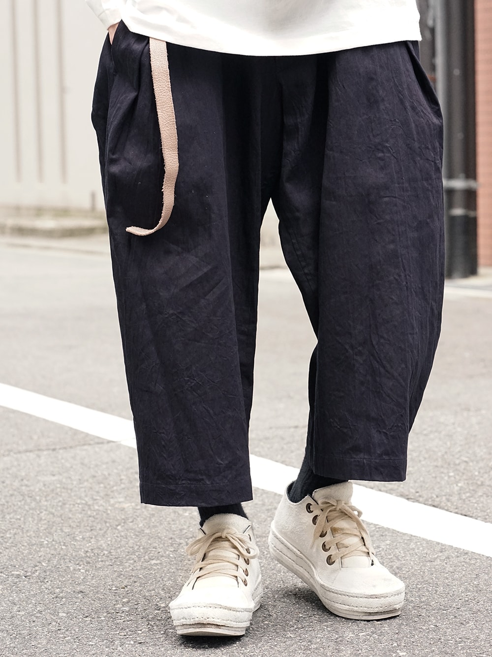 Yohji Yamamoto Side Tuck Pants Style 07