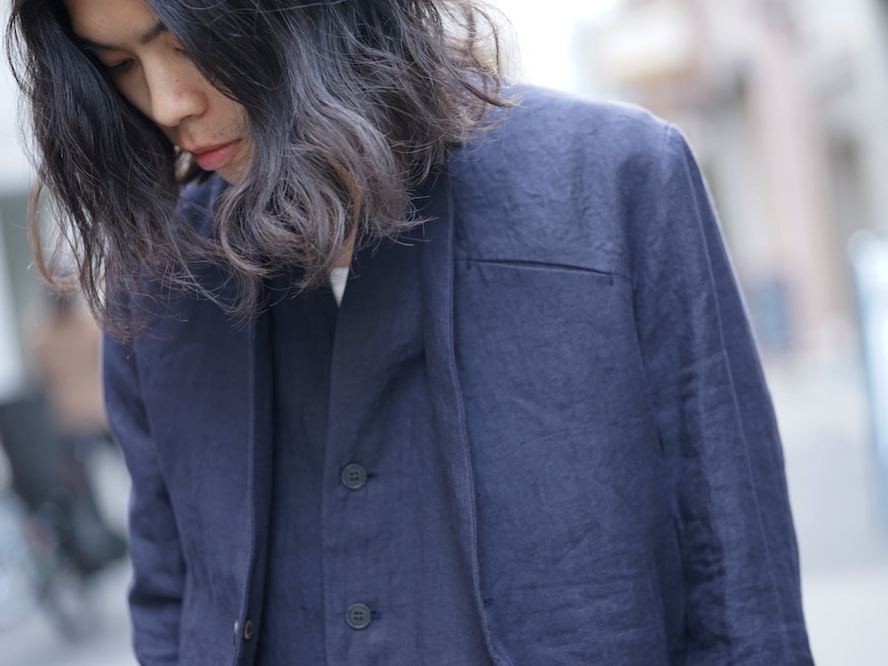 hannibal SS18 Navy Linen Jacket and Vest Style