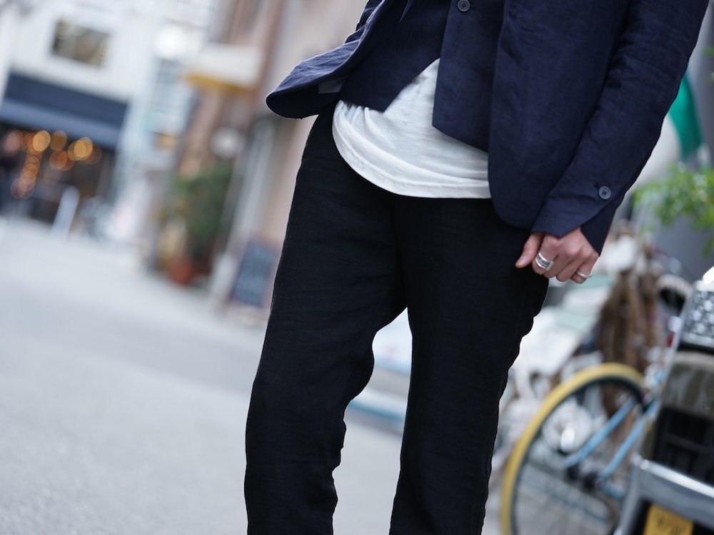 hannibal SS18 Navy Linen Jacket and Vest Style