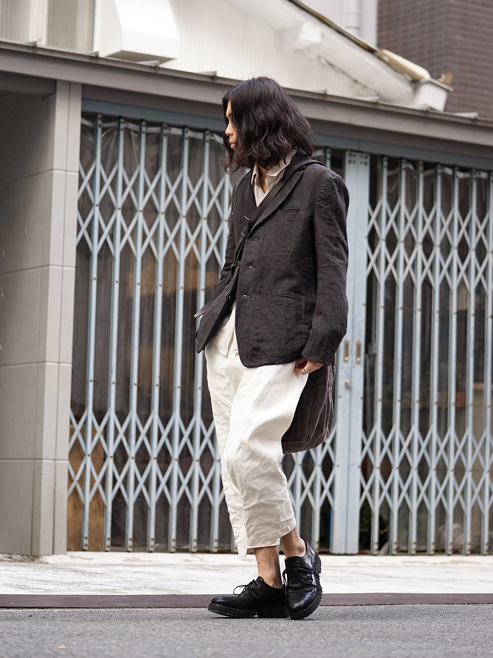 individual sentiments 18SS Light Linen Jacket Style