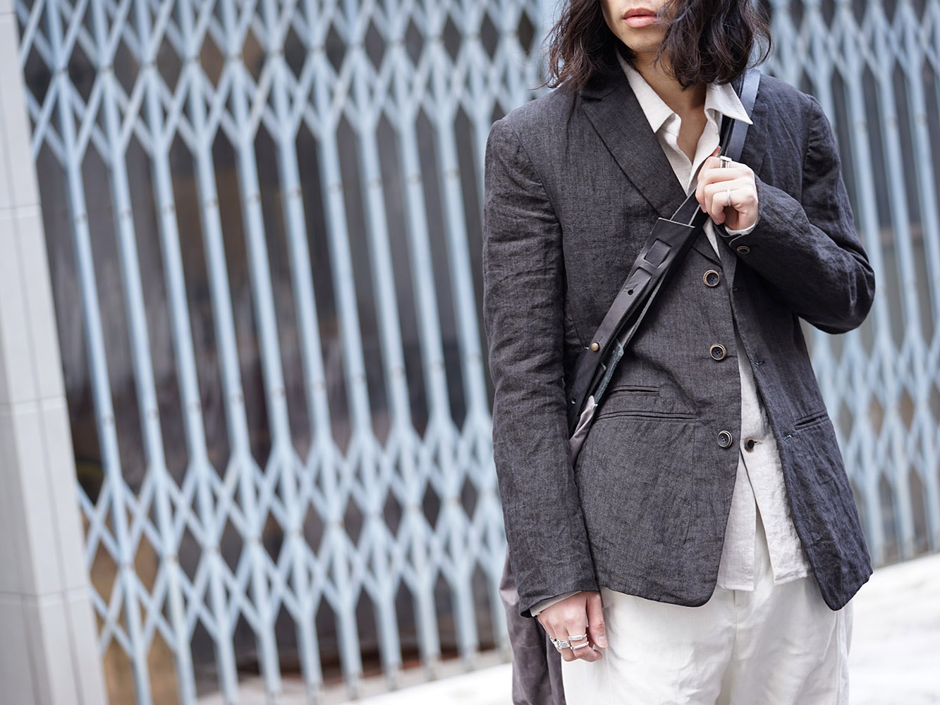 individual sentiments 18SS Light Linen Jacket Style