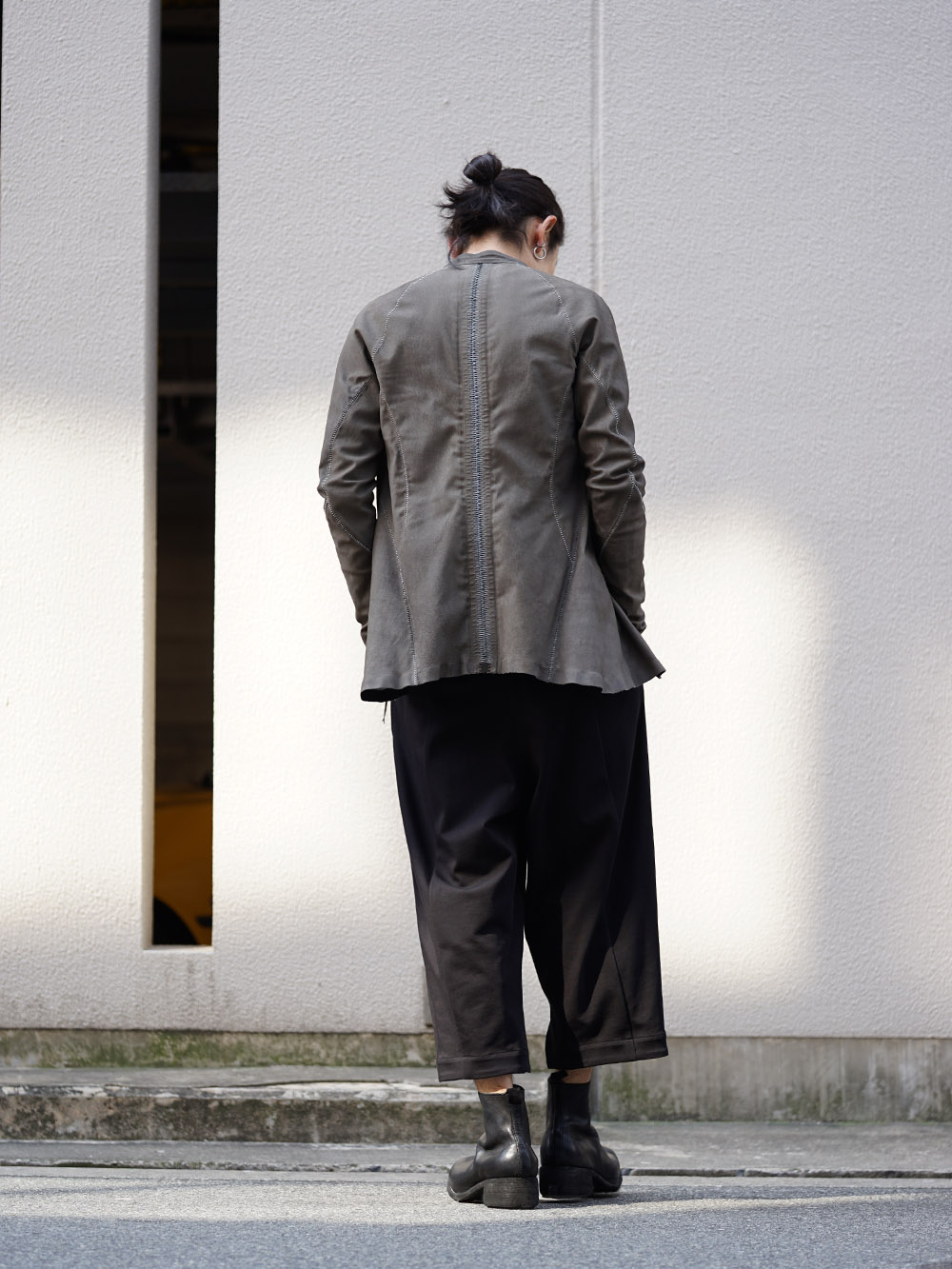 ISAAC SELLAM SS18 Stretch Leather Shirt Style