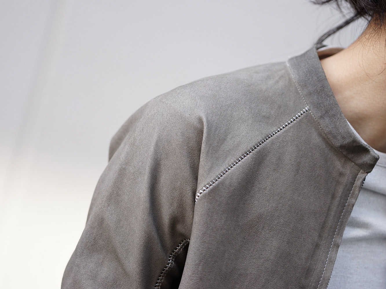 ISAAC SELLAM SS18 Stretch Leather Shirt Style