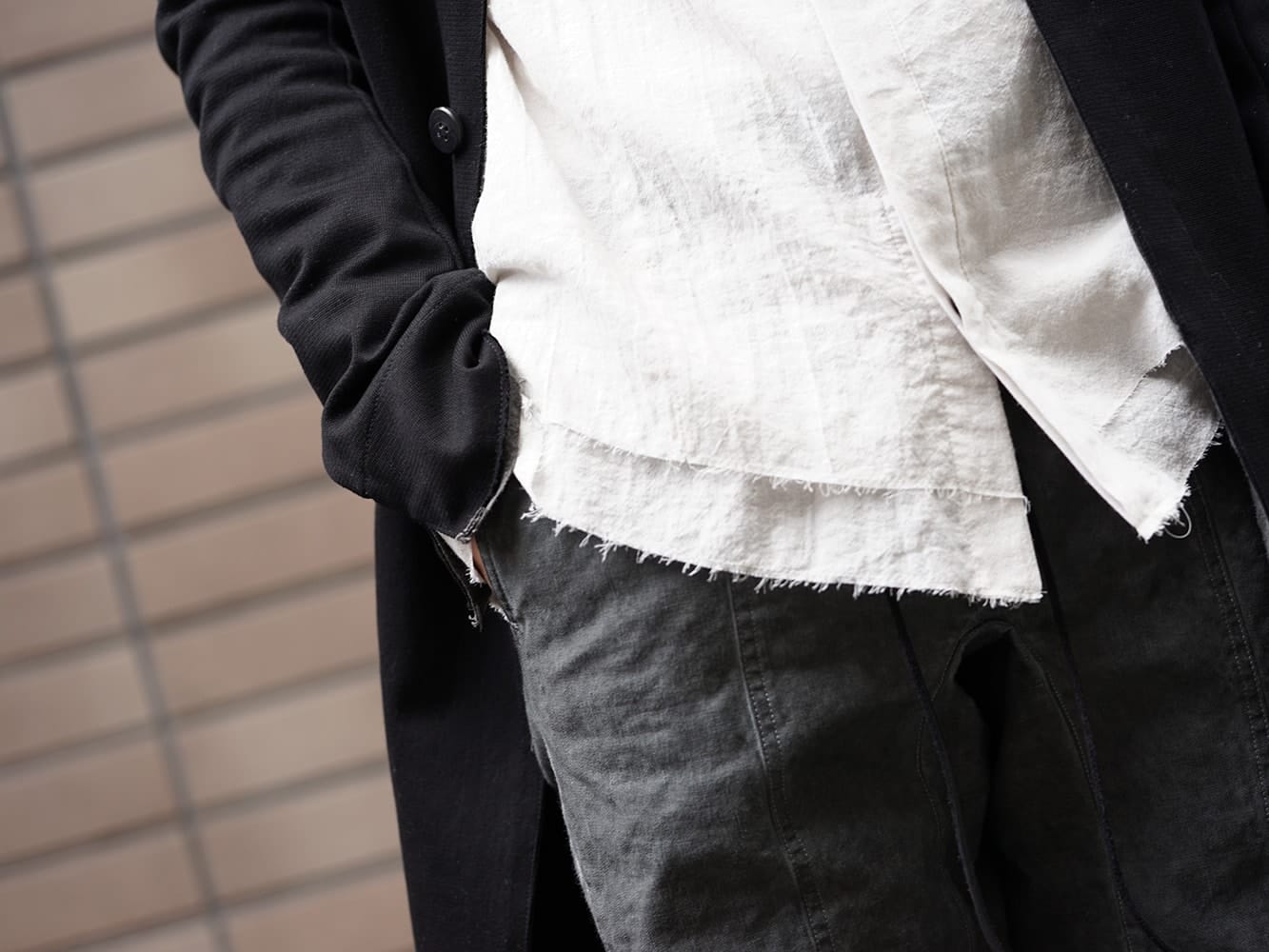 SADDAM TEISSY 18SS Heavy Jersey Cotton Jersey Coat Style