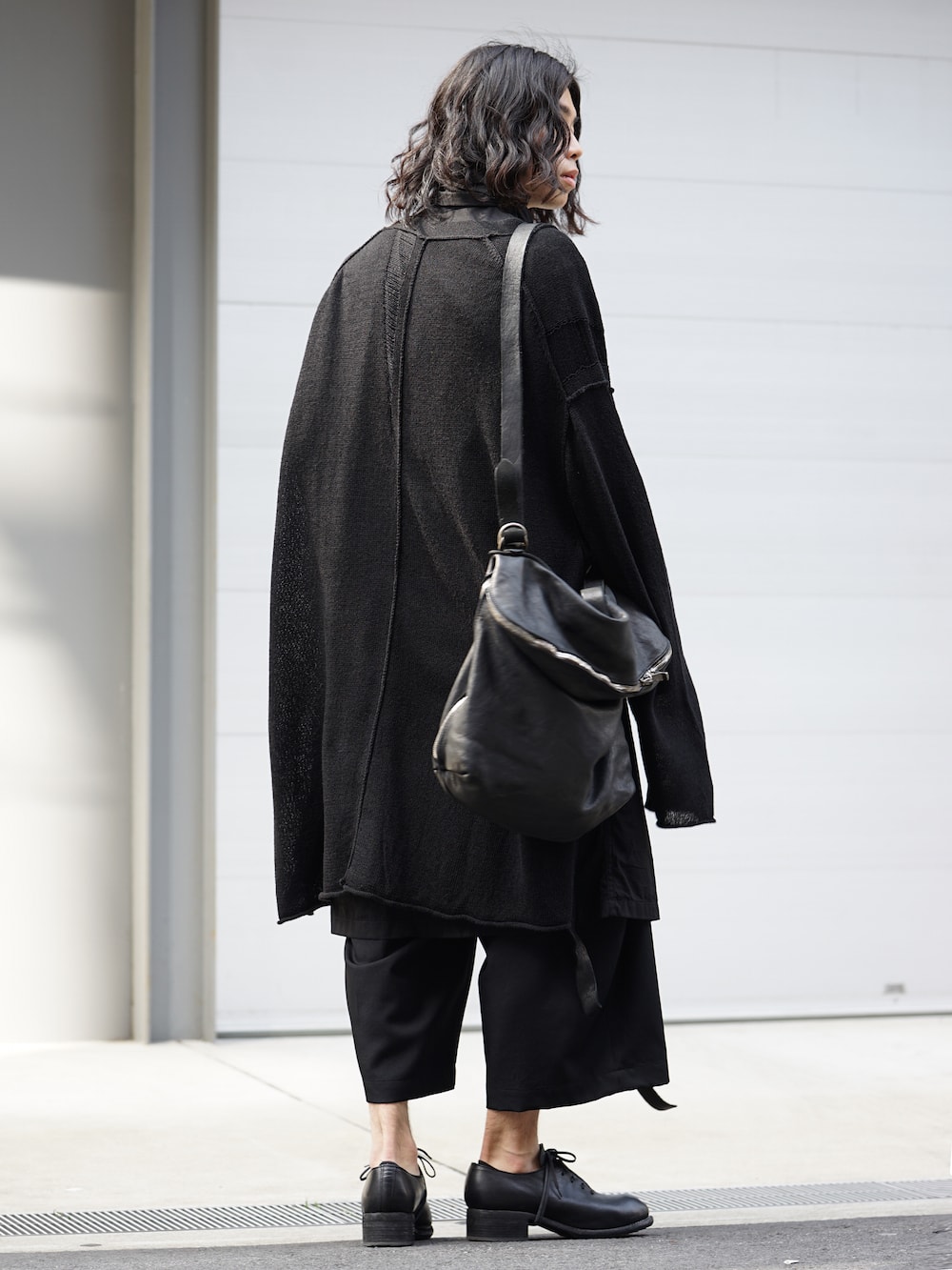 Yohji Yamamoto Damage Knit Design Cardigan Style