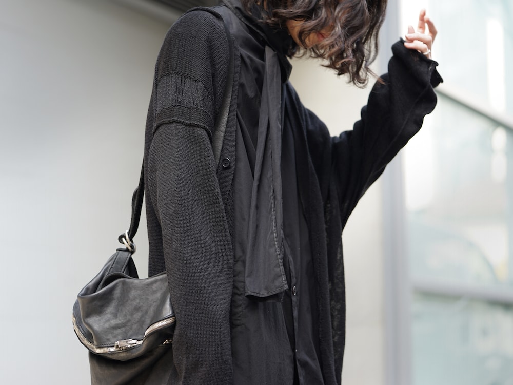 Yohji Yamamoto Damage Knit Design Cardigan Style