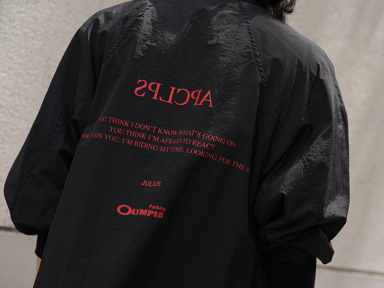 JULIUS Parking Collection Red x Black Style 