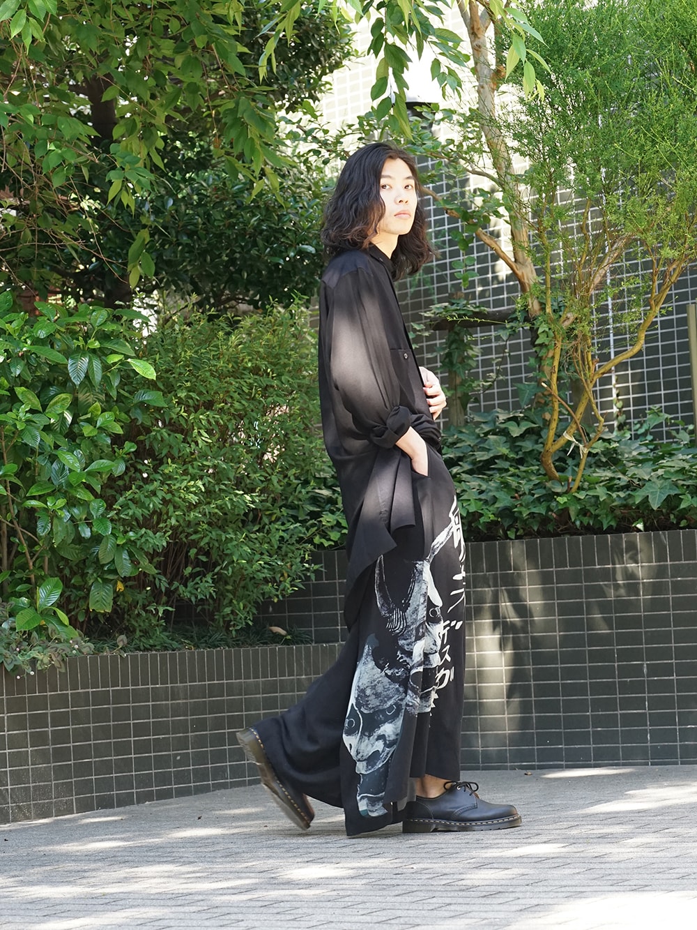 Yohji Yamamoto Asymmetry shirt Style 03