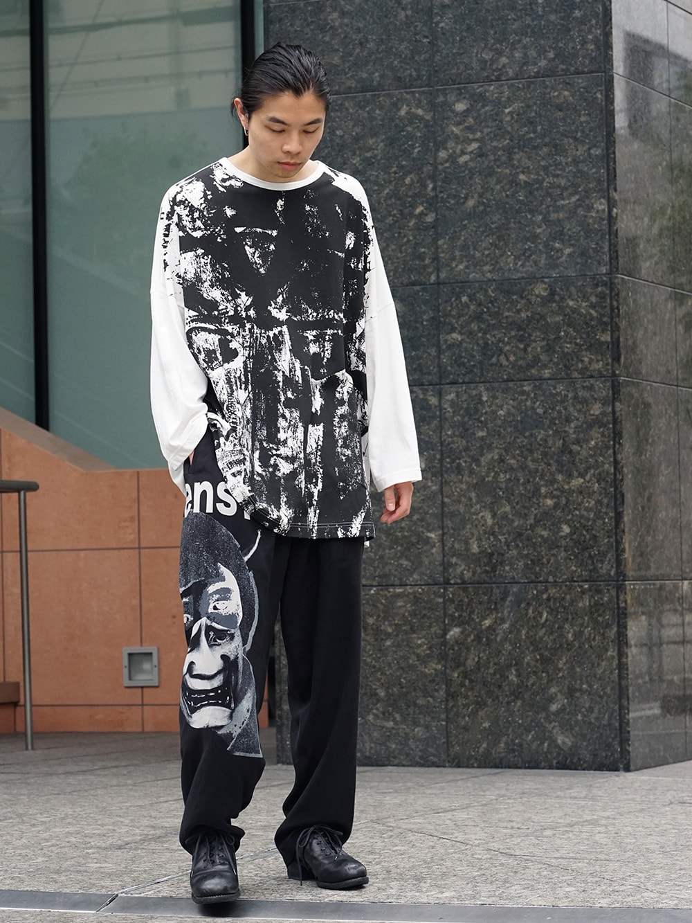 Yohji Yamamoto Hannya Print Pants New Arrival - FASCINATE BLOG