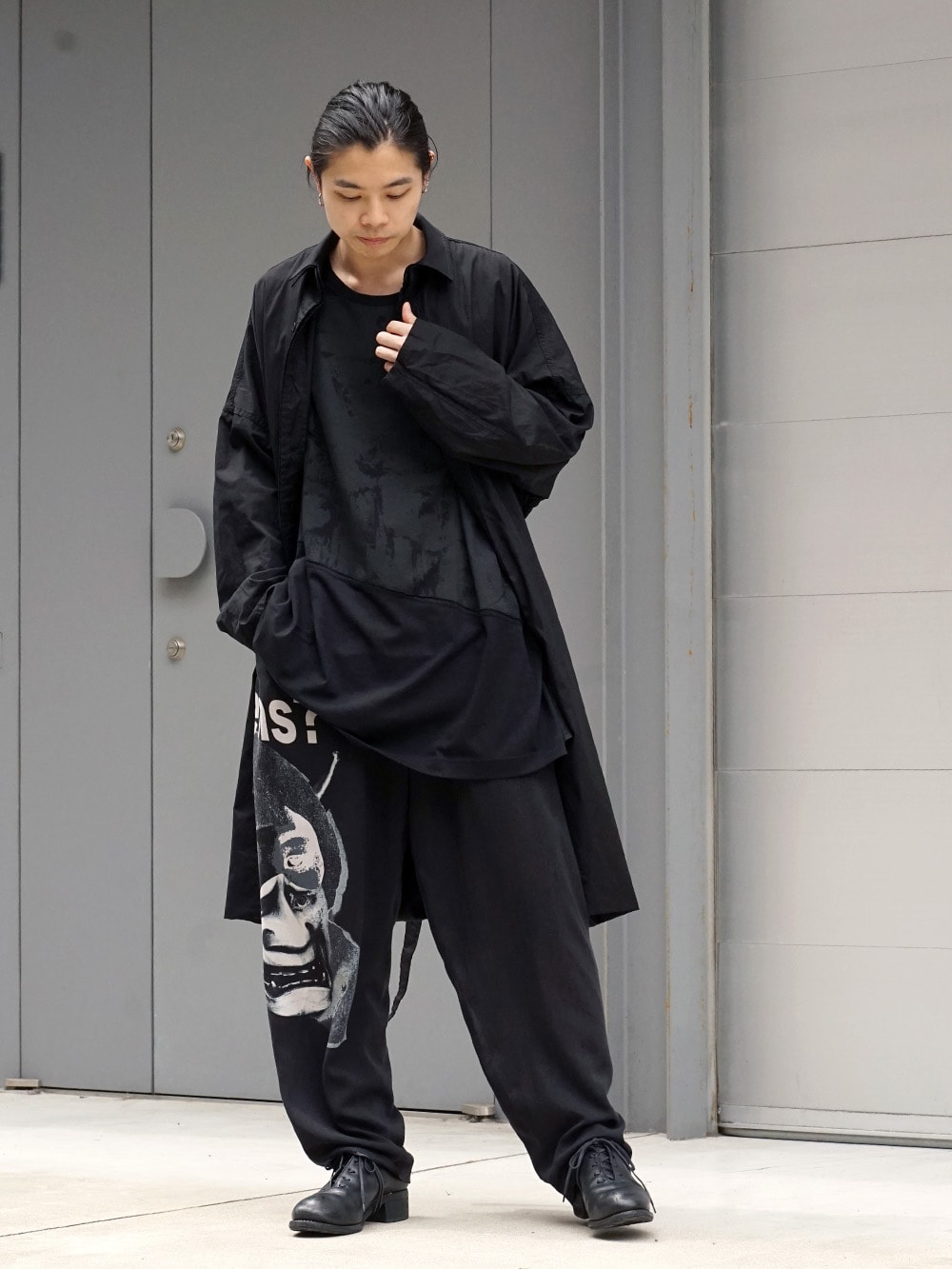 Yohji Yamamoto Hannya Print Pants New Arrival - FASCINATE BLOG