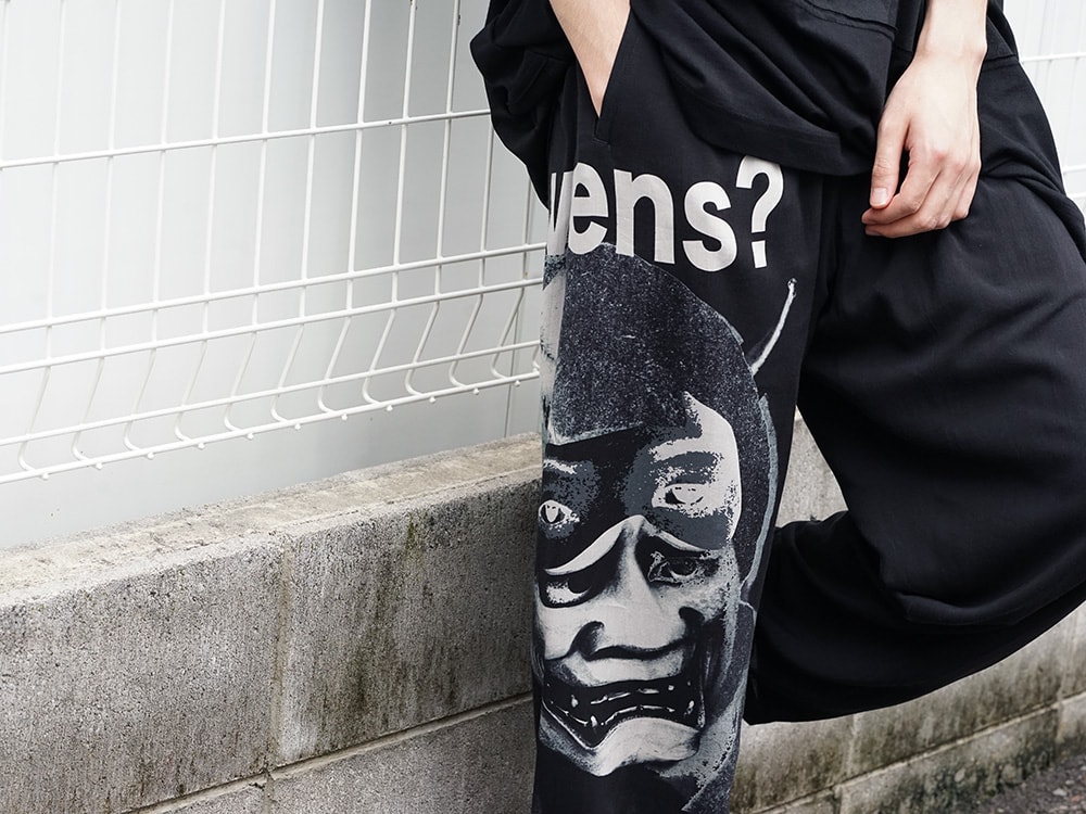 Yohji Yamamoto Hannya Print Pants New Arrival - FASCINATE BLOG