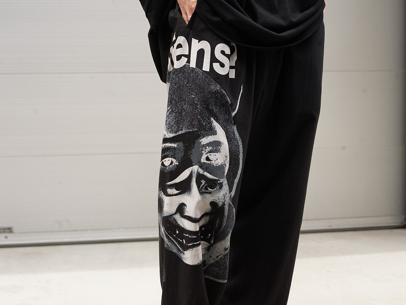 Yohji Yamamoto 18AW Black Scandal Draw String Pants - FASCINATE BLOG