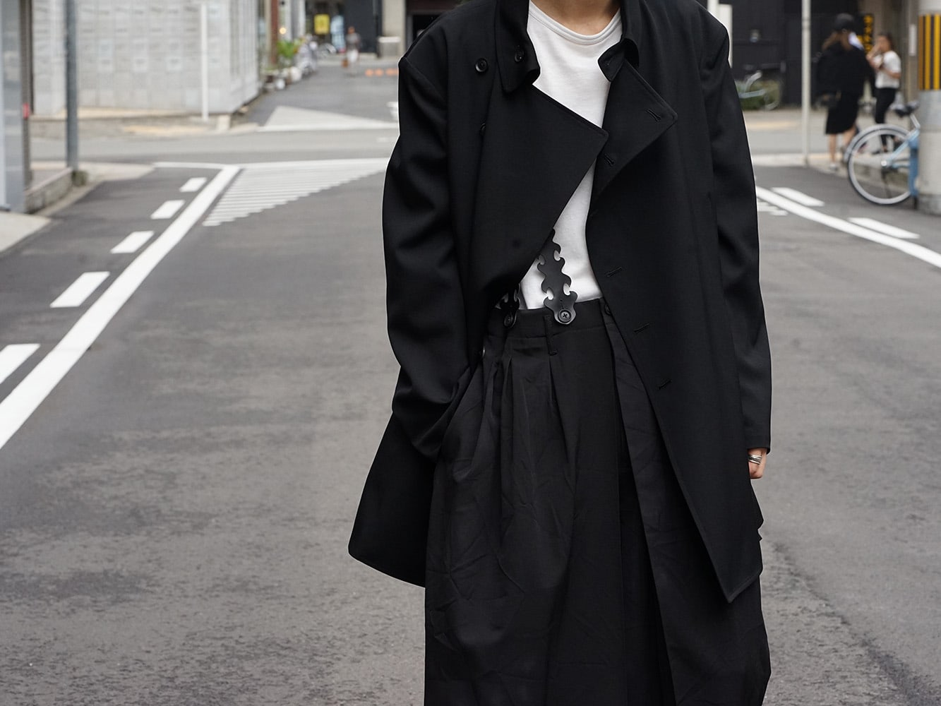 Yohji Yamamoto 18AW Suspender Pants Style - FASCINATE BLOG