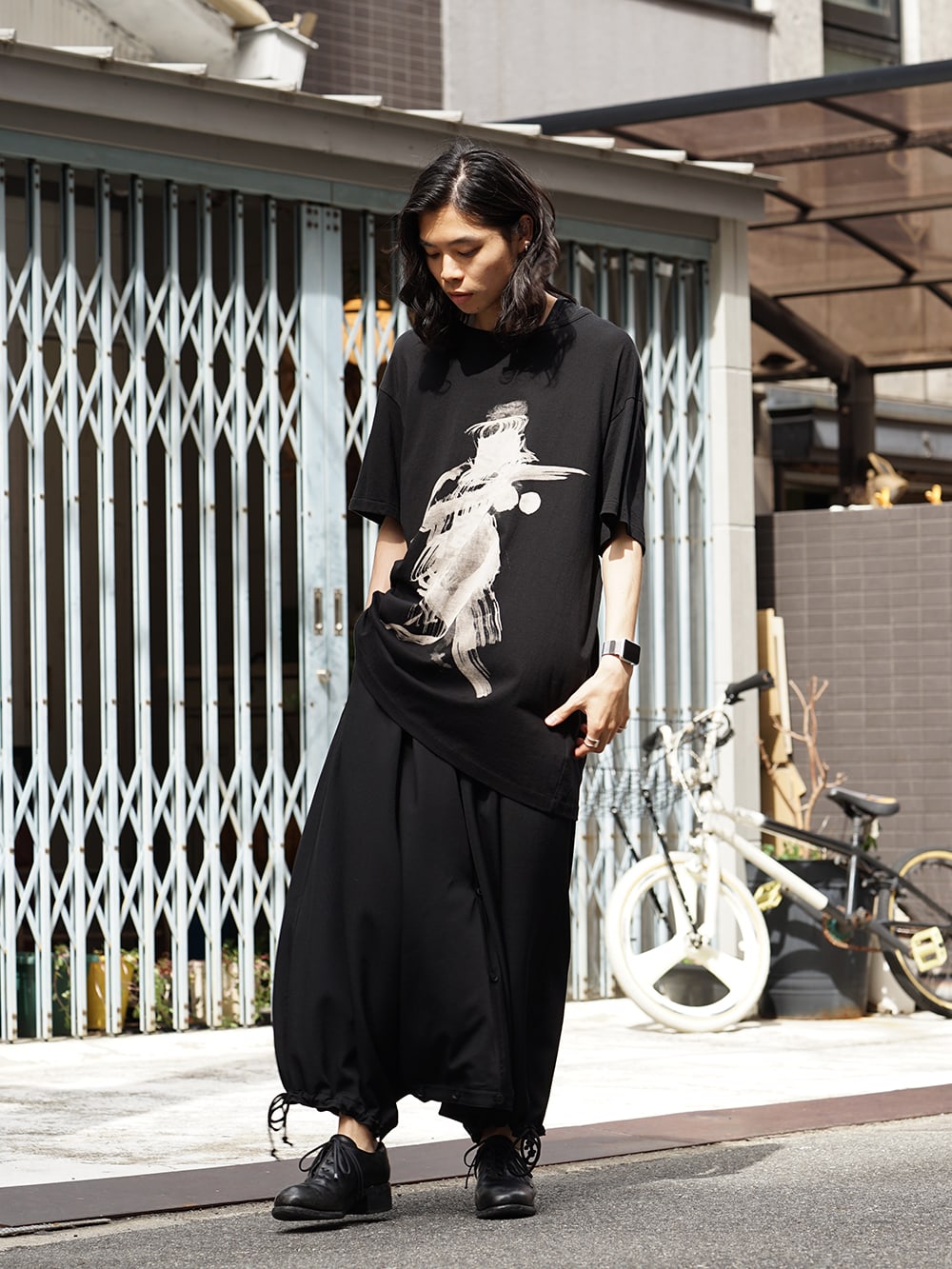 Yohji Yamamoto Jersey stitch Nude Woman Tshirt Style 01