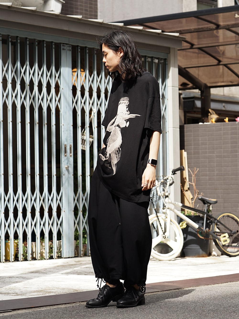 Yohji Yamamoto Jersey stitch Nude Woman Tshirt Style 02