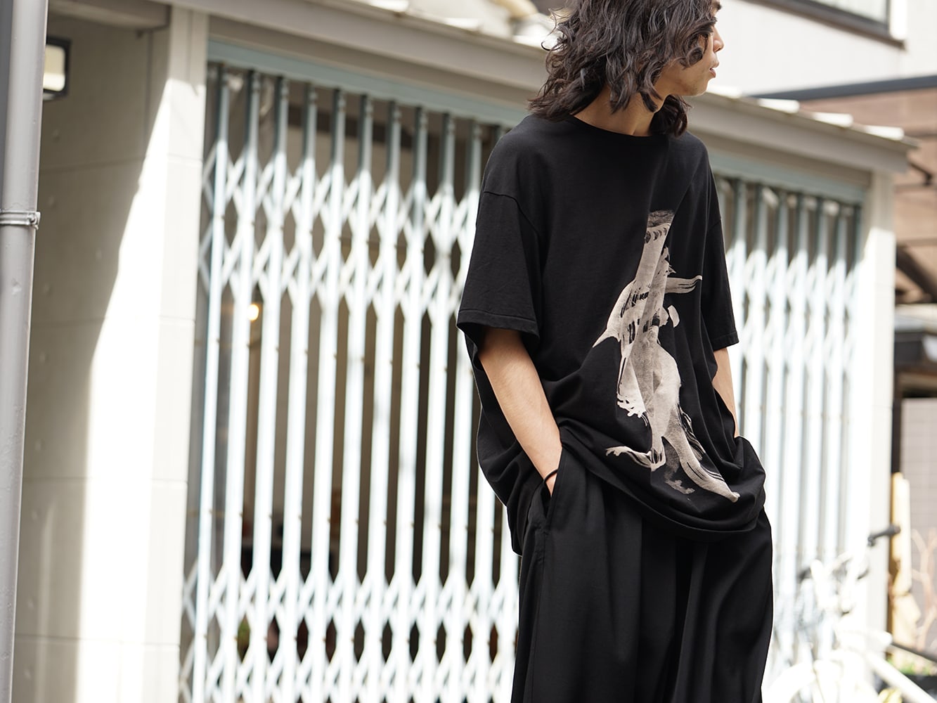 Yohji Yamamoto Jersey stitch Nude Woman Tshirt Style 08