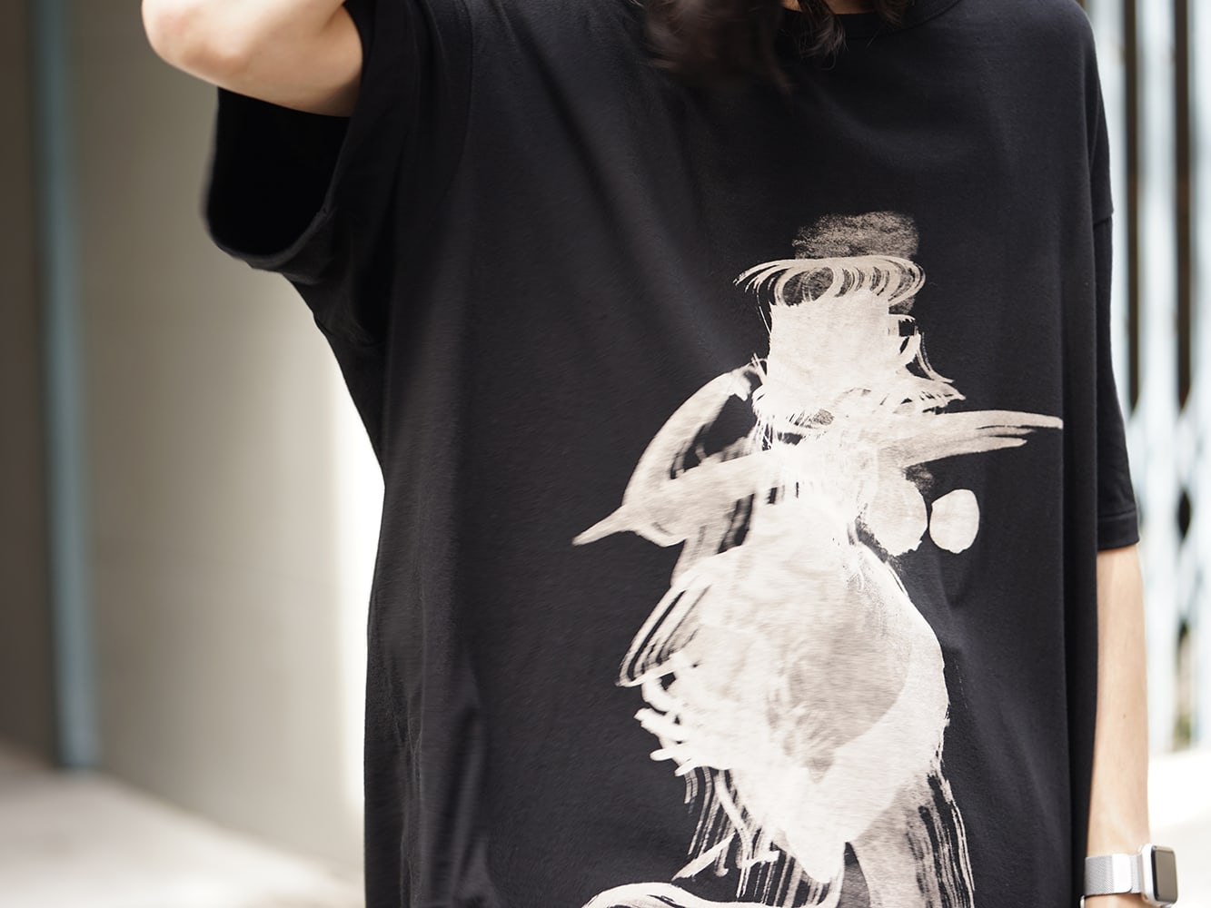 Yohji Yamamoto Jersey stitch Nude Woman Tshirt Style 08