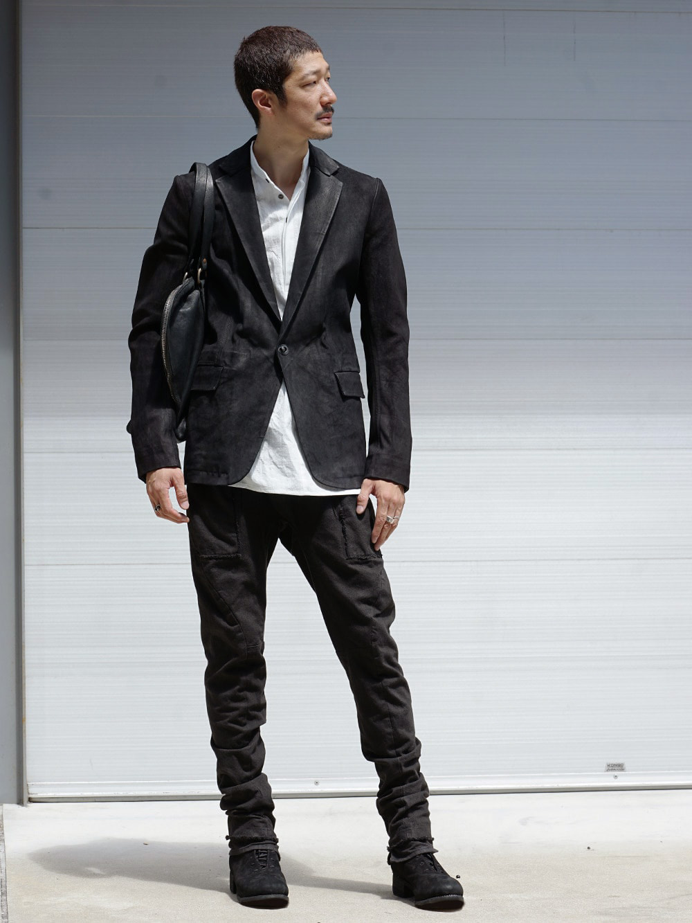 Isaac Sellam Calf Stretch Tailored Jacket PIONNIER-0007