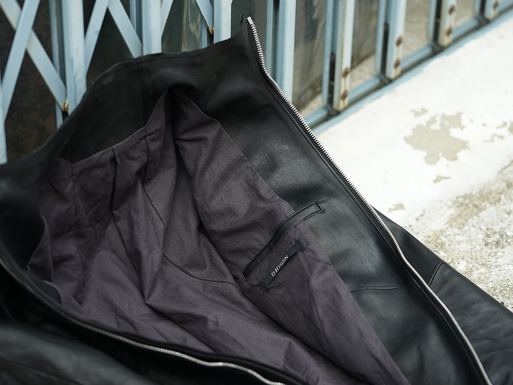 D.HYGEN (SADDAM TEISSY) 18-19AW High Neck Leather Jacket 08