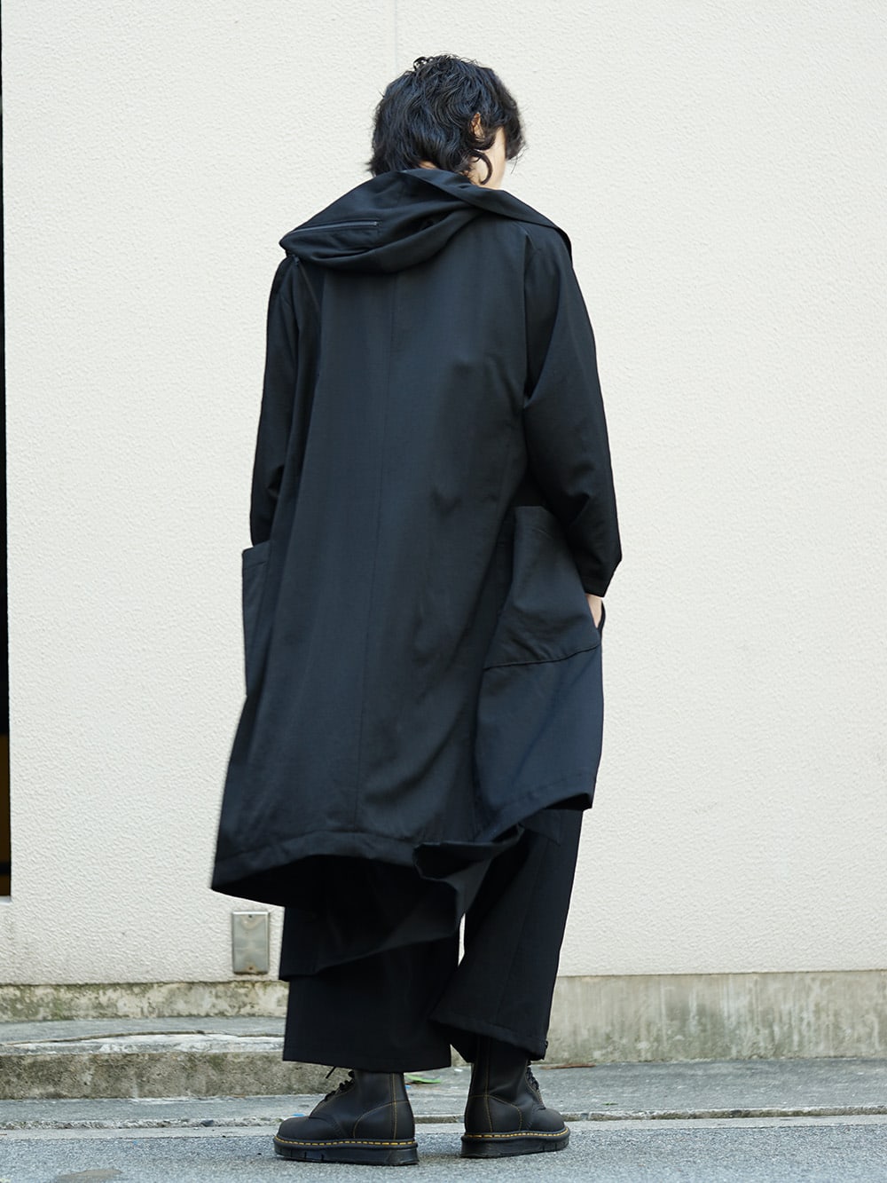 B Yohji Yamamoto - ビーヨウジヤマモト Zip Design Coat and Pants 