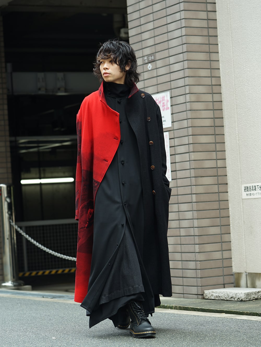 Yohji Yamamoto - ヨウジヤマモト 18AW Red flannel right front