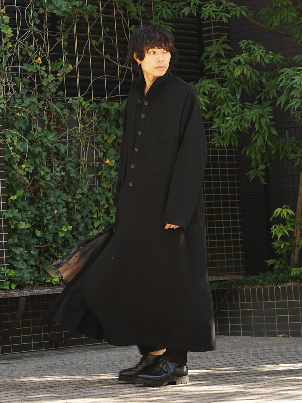 Yohji Yamamoto 18AW Red color Turtle Milled Washable Jersey Style 03