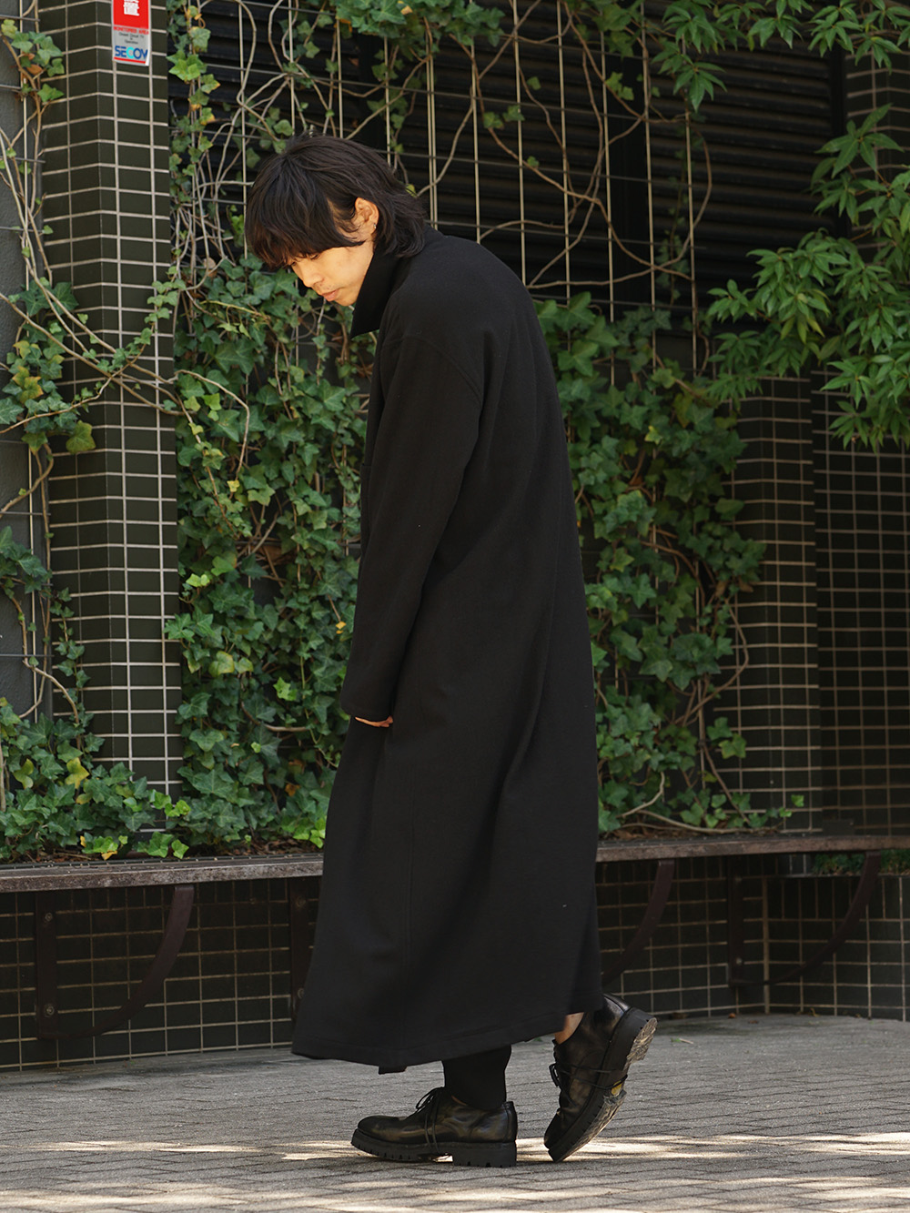Yohji Yamamoto 18AW Red color Turtle Milled Washable Jersey Style 04