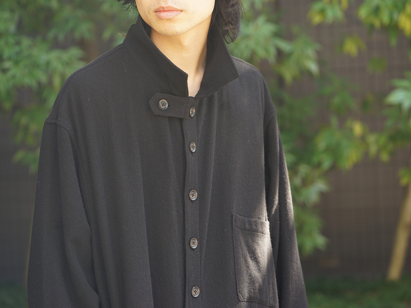 Yohji Yamamoto 18AW Red color Turtle Milled Washable Jersey Style 05