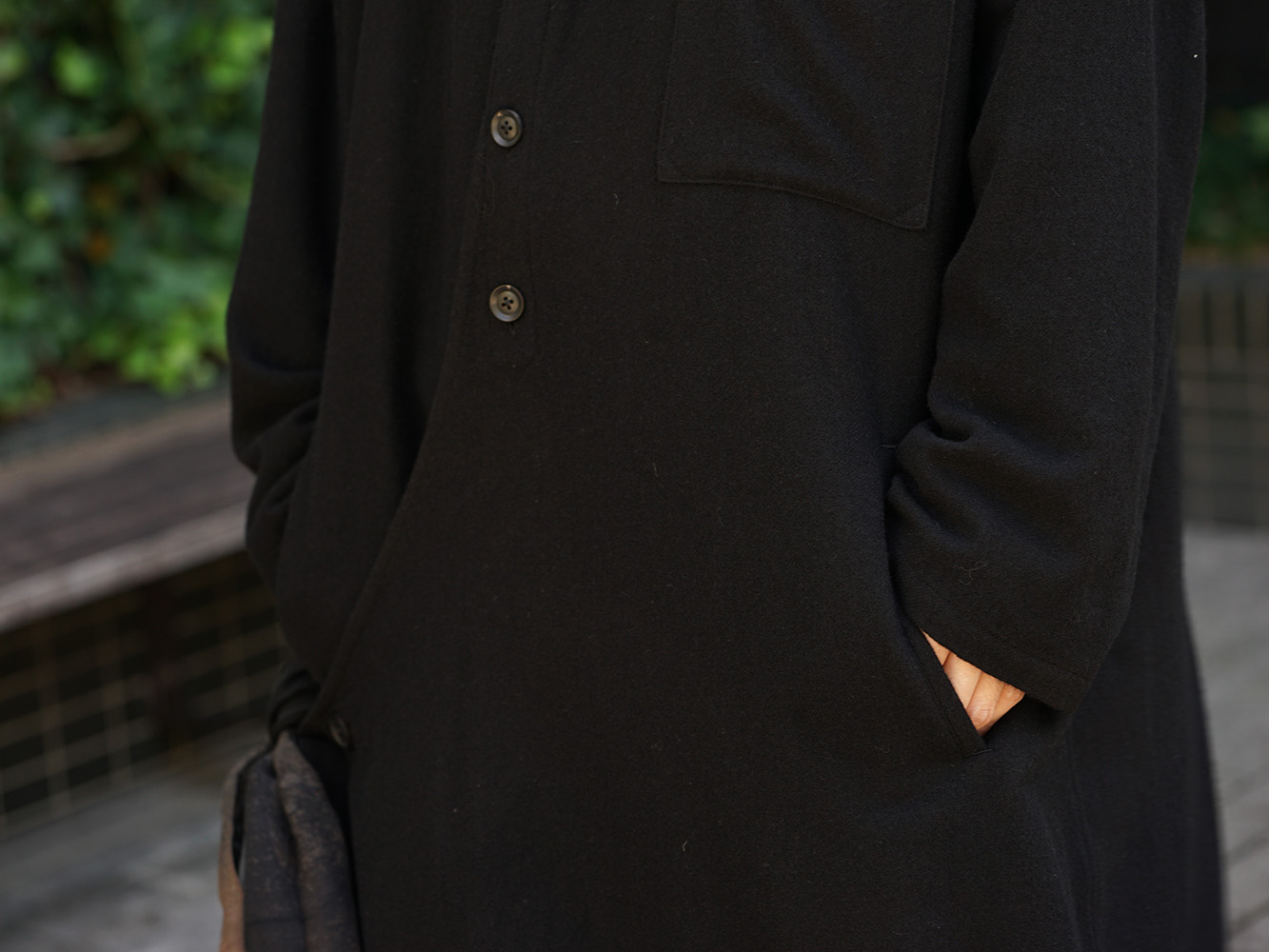 Yohji Yamamoto 18AW Red color Turtle Milled Washable Jersey Style 06