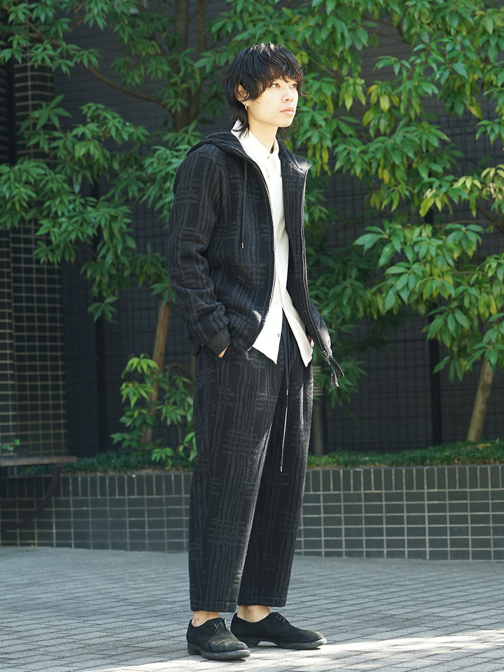 individual sentiments 18AW Red color Turtle Milled Washable Jersey Style 03