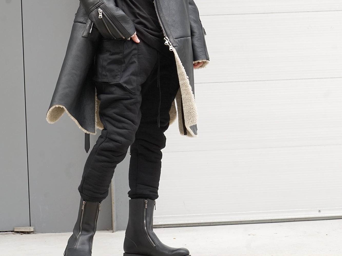 The Viridi-anne Mouton Coat 18-19AW Style