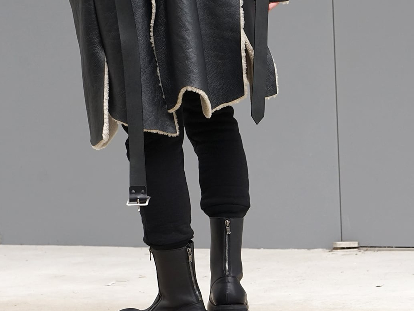 The Viridi-anne Mouton Coat 18-19AW Style