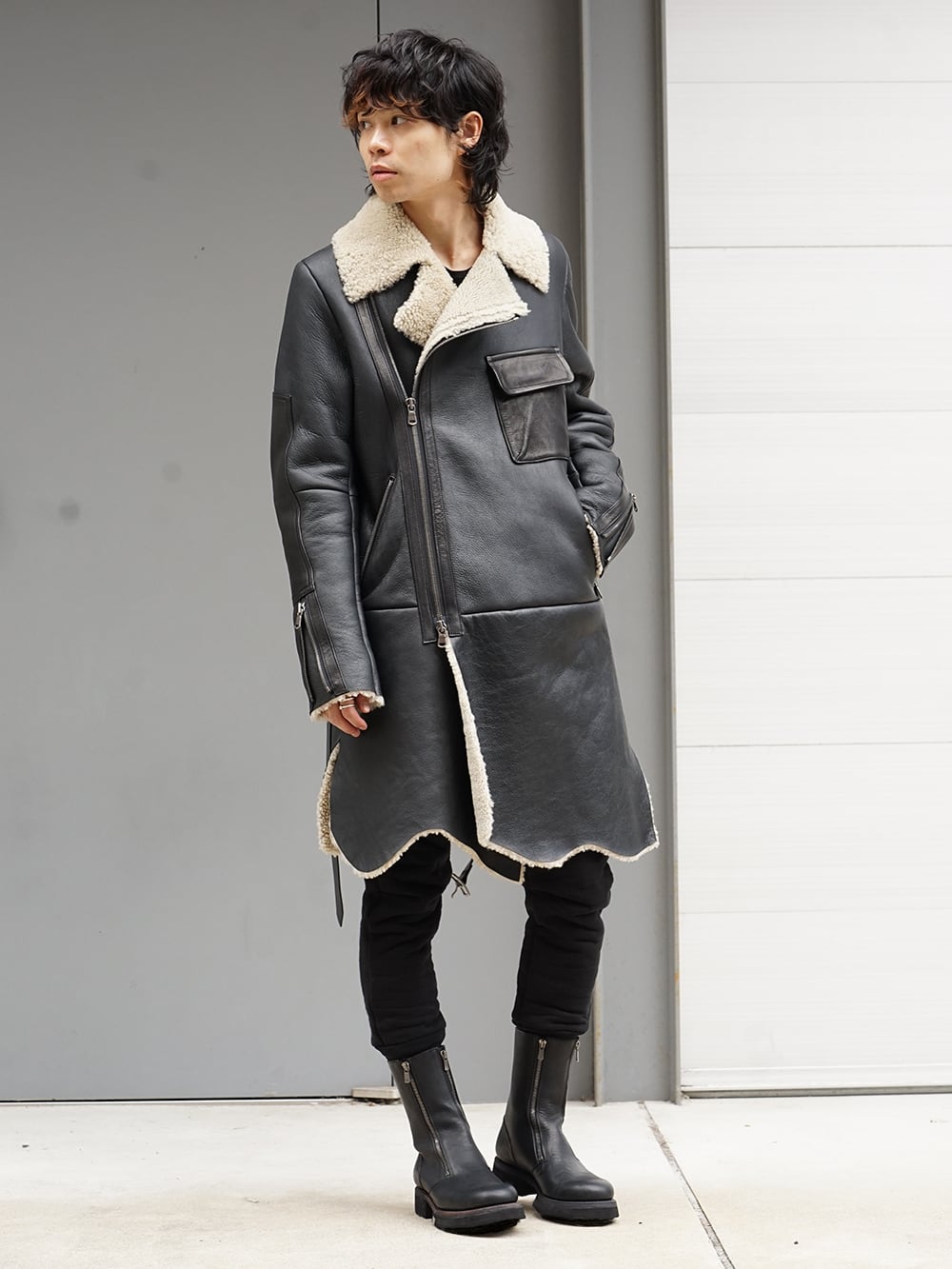 The Viridi-anne Mouton Coat 18-19AW Style - FASCINATE BLOG