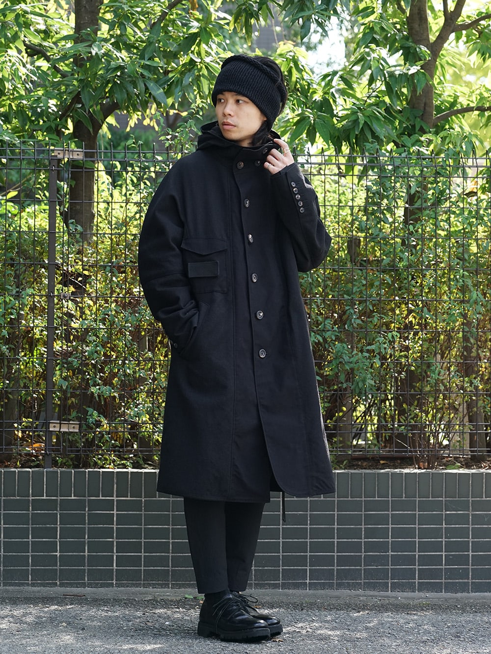 ZIGGY CHEN 18AW Hooded Wool Coat Style - FASCINATE BLOG