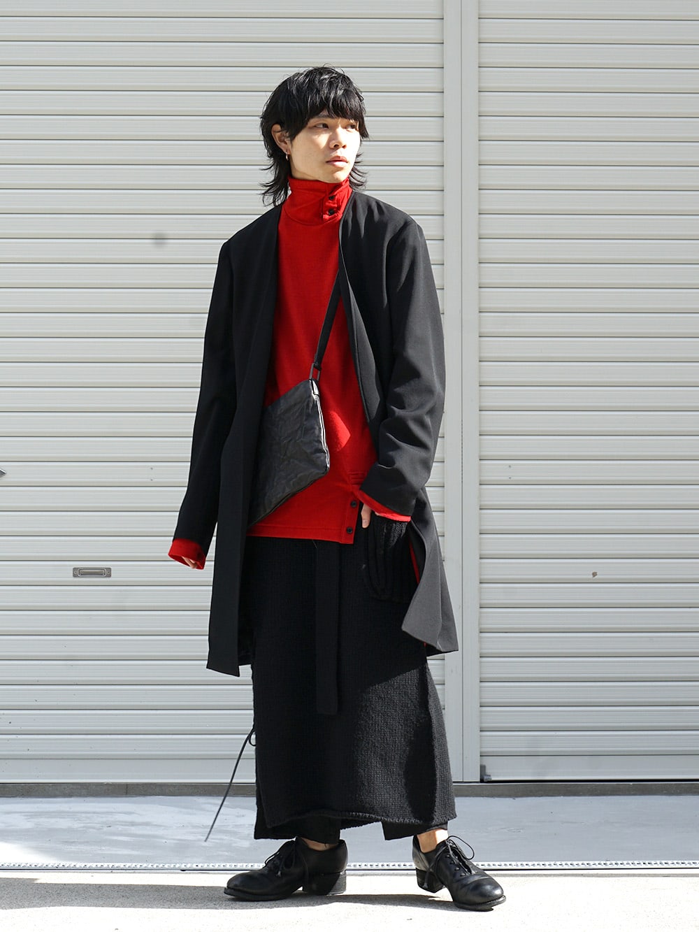 Yohji Yamamoto 18AW No Collar Jacket Wrinkled Gabardine Style ...