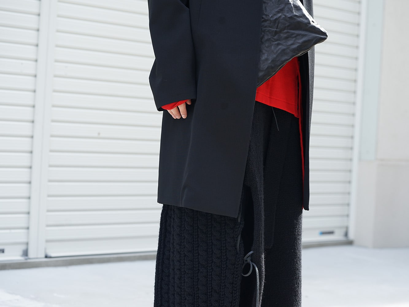 Yohji Yamamoto 18AW No Collar Jacket Wrinkled Gabardine Style 10