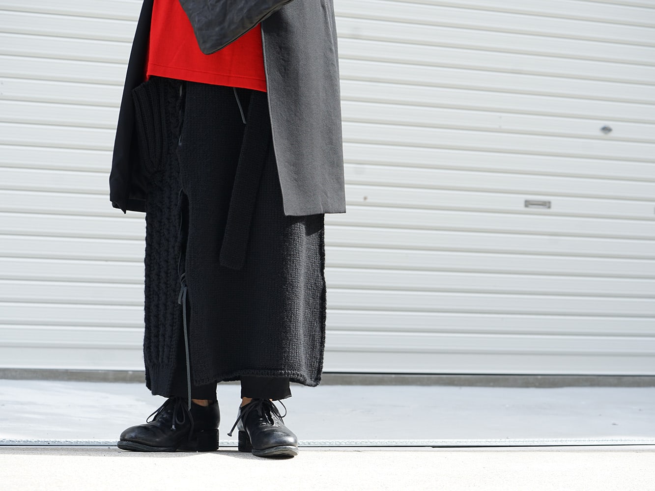 Yohji Yamamoto 18AW No Collar Jacket Wrinkled Gabardine Style 08