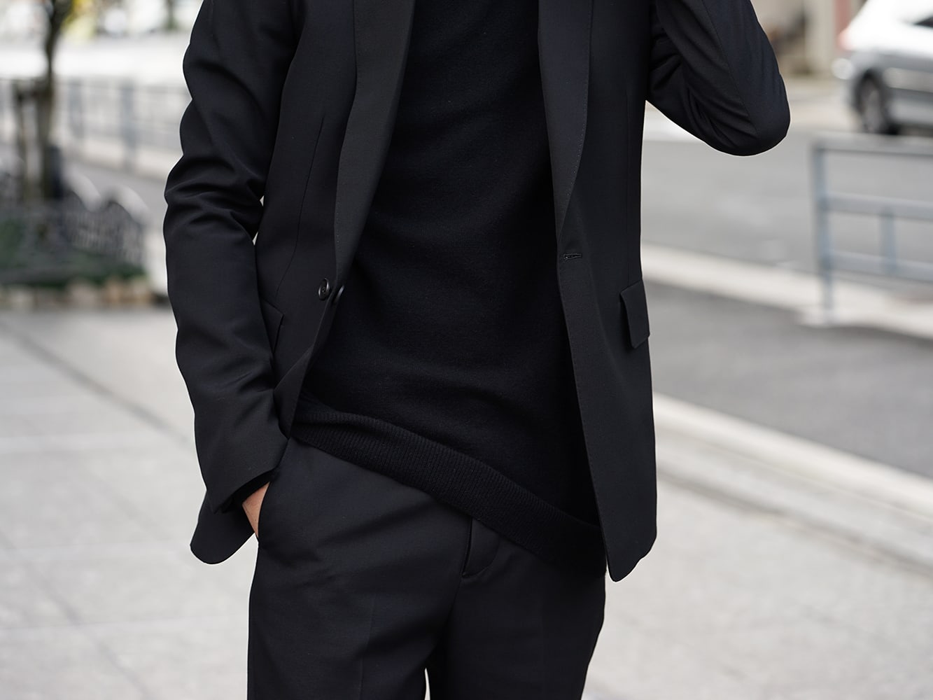 GUIDI Crocodile Boots x Suit Style 06