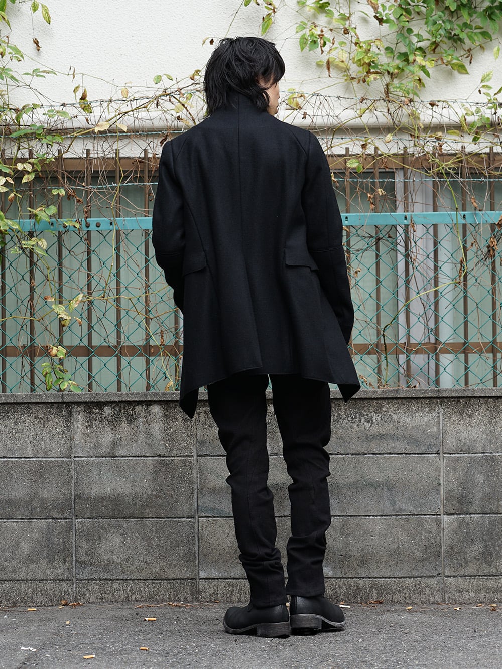 D.hygen High neck Coat Black Winter style - FASCINATE BLOG