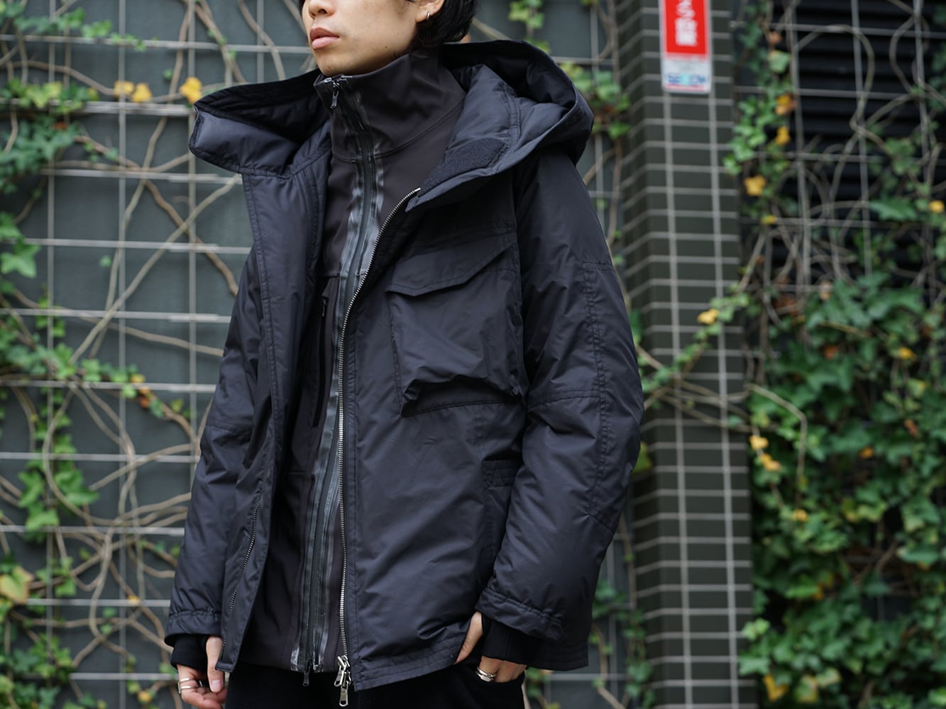 The Viridi-anne 18AW Winter Down Jacket Style