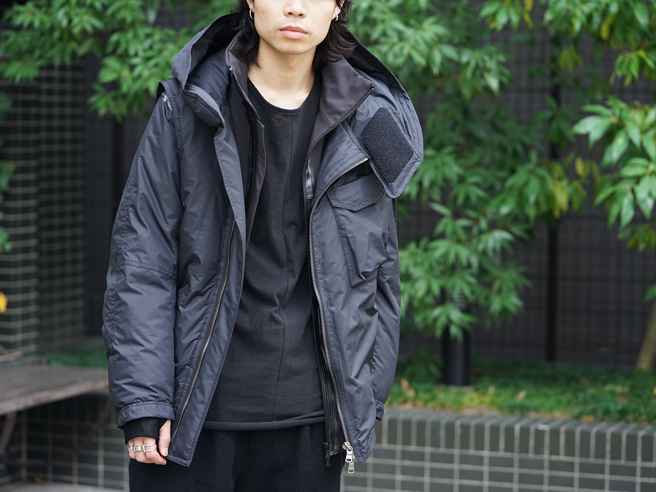 The Viridi-anne 18AW Winter Down Jacket Style