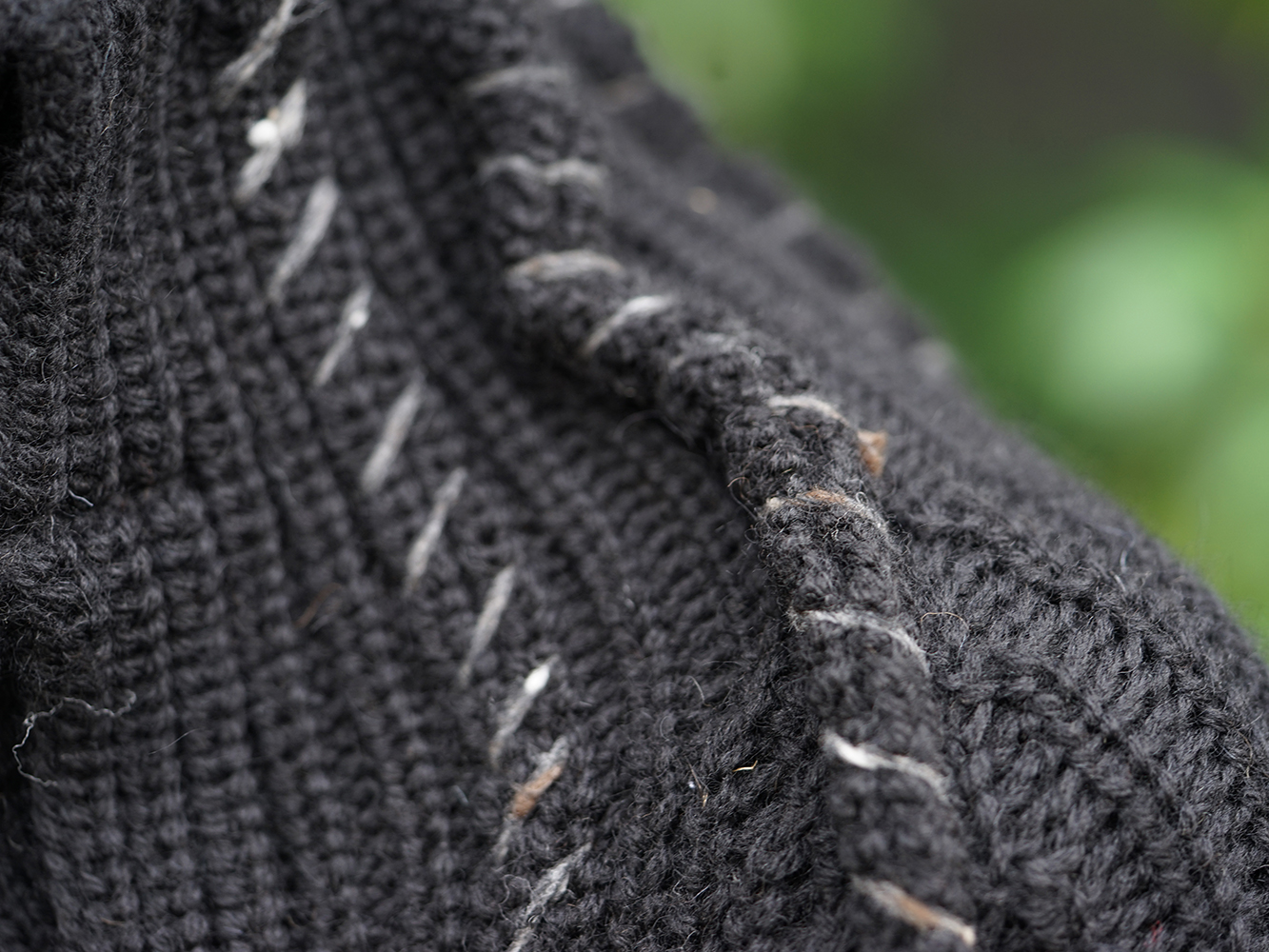 Yohji Yamamoto 18AW Embroidery Switching Coat Winter Style 06