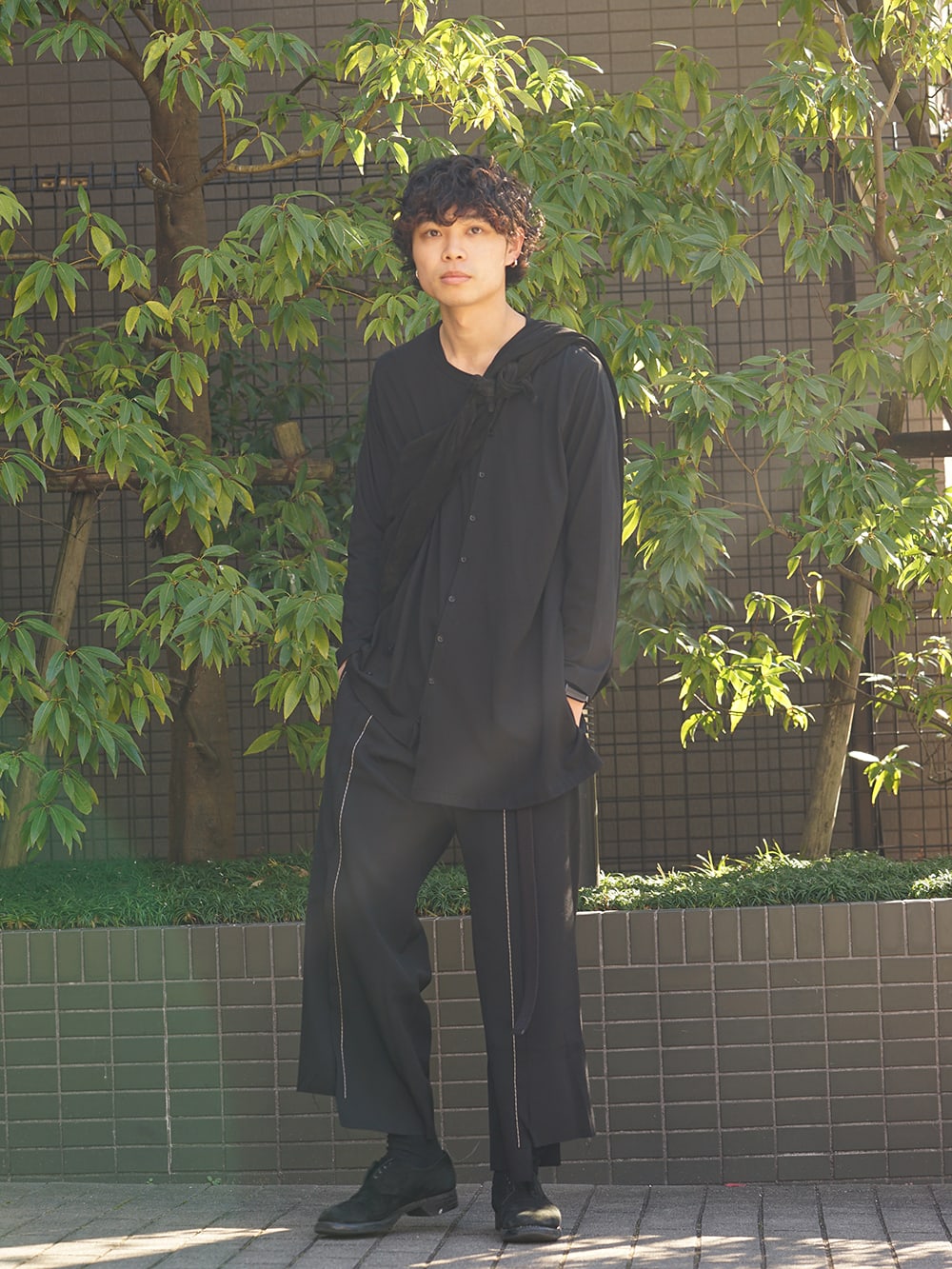 Yohji Yamamoto 19SS Hang loop stop T-shirts Style 01